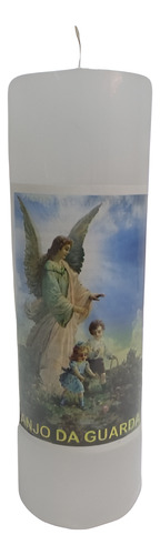 Velas De 7 Dias 260g Anjo Da Guarda Com Oração