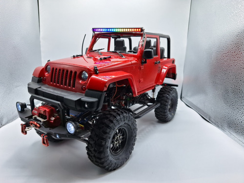 Auto Rc Axial Scx10 Jeep Con Radio Futaba 4pm