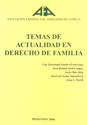 Temas De Actualidad En Derecho De Familia -sin Coleccion-