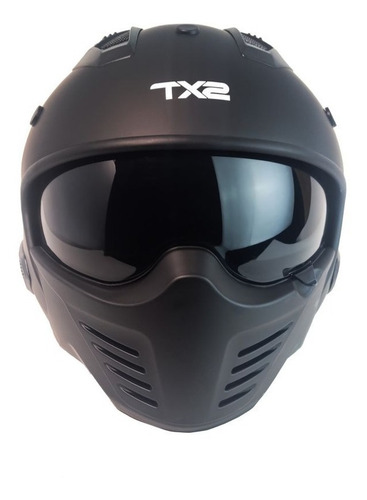 Imagen 2 de 5 de Casco Tech X-2 Cafe Racer Certificado Dot Modular