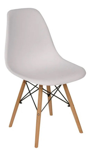 Combo De 4 Sillas Bulk Eames Blanca