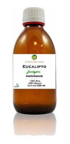 Aceite Esencial Eucalipto 100% Puro Y 100% Natural 250 Ml