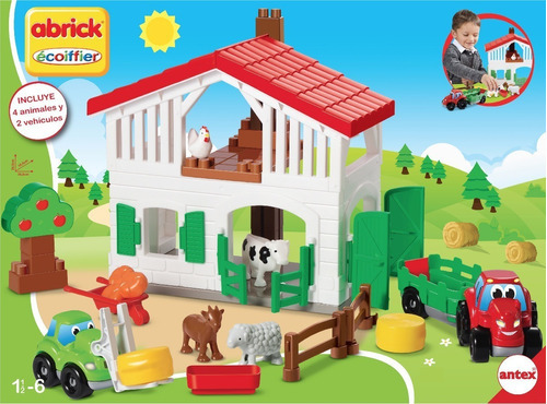 Abrick Super Granja Bloques Animales Antex 9046