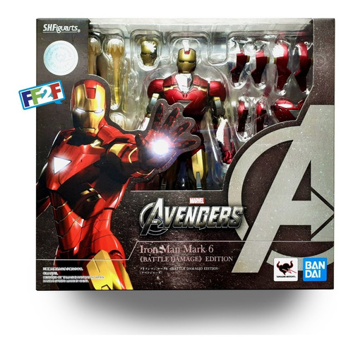 Iron-man Mark 6 Batle Damage Figuarts Bandai Marvel Avengers