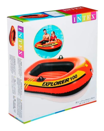 Barco Bote Inflable Intex 58329 Explorer 100 Para Niños