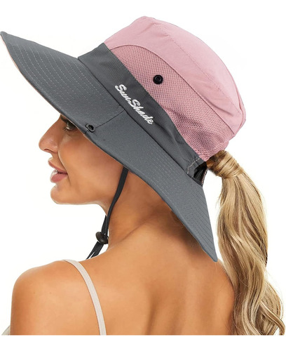 Sombrero Para El Sol De Verano Para Mujer Cola De Caballo -