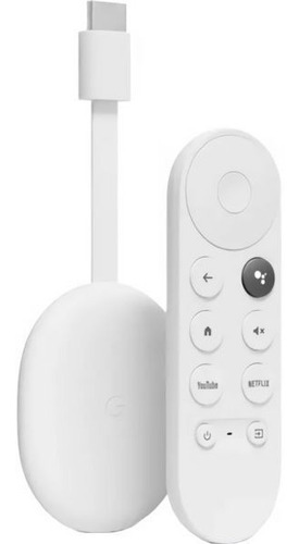 Chromecast Google Tv Hd 8gb 2gb RAM 60 Fps Wifi Bluetooth Hdmi 4ta Gen Blanco