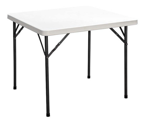 Imagen 1 de 1 de Mesa Plegable Portatil Cuadrada Plastico Acero