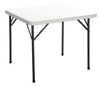 Comprar Mesa Plegable Portatil Cuadrada Plastico Acero