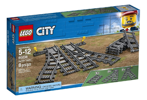 Lego 60238 City Ciudad Cruces De Tren Kit De Construcción