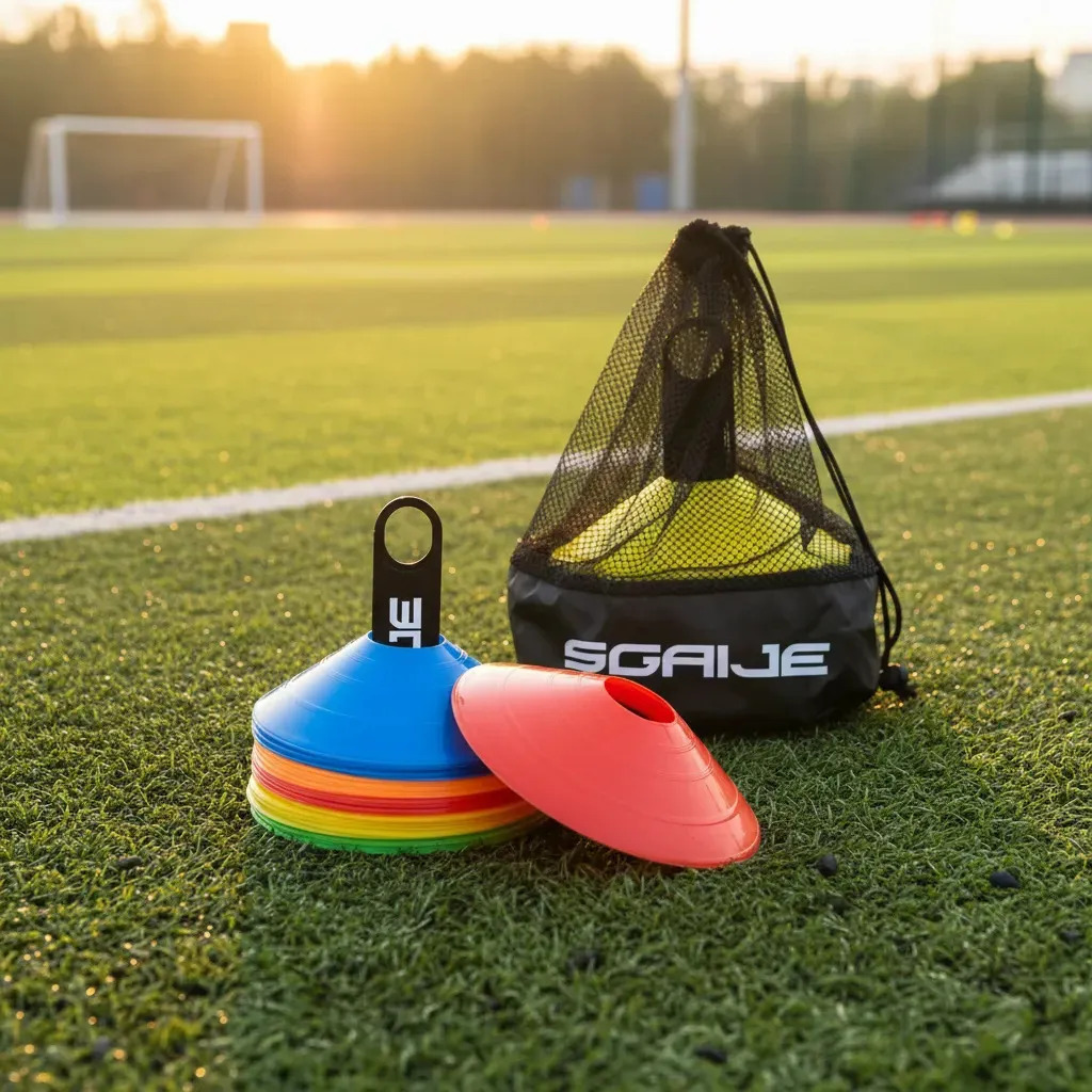 Kit 50 Platos De Entrenamiento Deportivo + Porta Platos