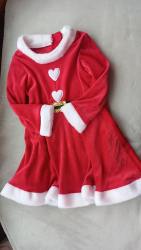 Traje De Navidad Para Niña Talla 2-4 Años