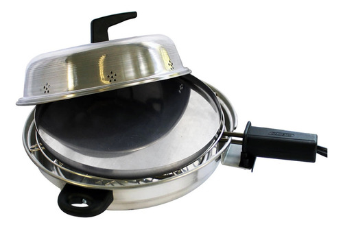 Churrasqueira elétrica Cotherm Pizza Grill 127V preta/prata