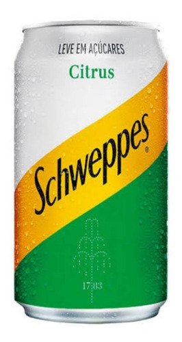 Refrigerante Schweppes Citrus Leve Açucares 350ml- Kit Com 6