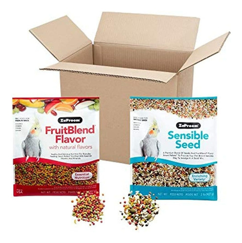 Zupreem Bundle Fruitblend Flavor Flavor & Sensible Seed Para