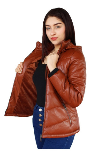 Chamarra Chaqueta Abrigo Mujer Invierno Moda Casual 015