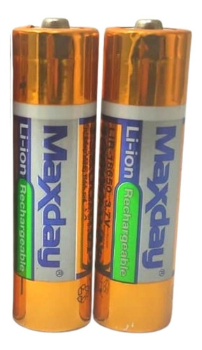 2 Baterias Recarregável 18650 12800mah 3.7v Lanterna Tática