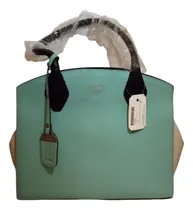 Comprar Cartera Lazaro Turquesa Lisa Níquel Negro