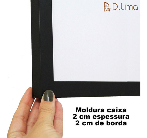 Conjunto Quadros Abstrato Formas Arquitetura Escritório Sala Cor da armação moldura preta