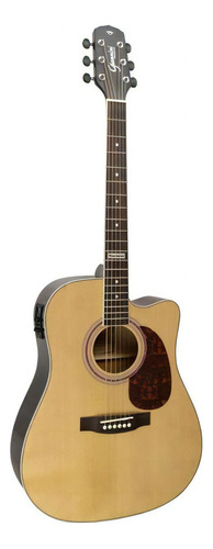 Violao Giannini Eletroacustico Folk Cutaway Gf-1 Natural