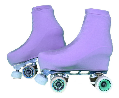 Polaina Capa Cobre Patins Patinashow  Lilás + Brinde