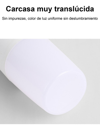 7w Focos Led E27 Tubular Luz 3000k Blanco Cálido 10pcs Blanco Cálido