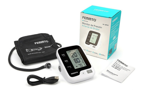 Imagen 6 de 6 de Tensiómetro digital de brazo automático Femmto YK-BPA2