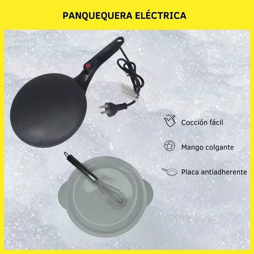 PANQUEQUERA ELECTRICA WINCO W102 ANTIHADERENTE BOWL Y BATIDOR