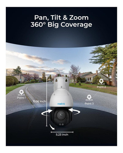Reolink Rlc-823s2: Cámara Dome Uhd Ptz Inteligente