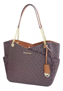 Cartera Bolso Grande Monograma Jet Set Michael Kors