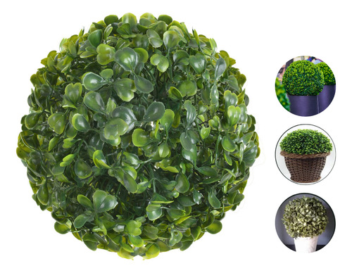 Bola De Buchinho Artificial Grama Verde 17cm Decoração Festa