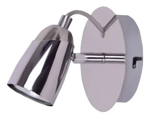 Imagen 2 de 6 de Aplique Candil Konus Gu10 Direccionable Cromo Led