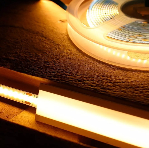 5 Fitas 624 Leds/m Cob Dupla Alta Potência 12v 5m Ip20 3000k