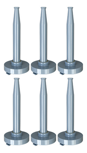 6 Esguicho Aluminio Jato Solido Storz 1.1/2 X 13mm