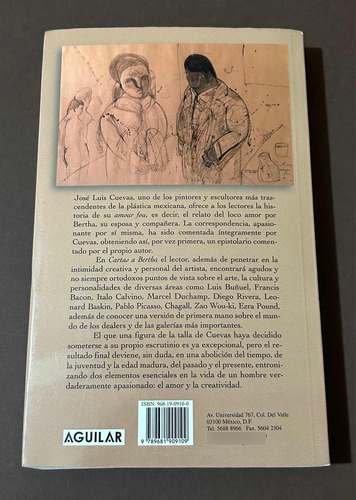 Cartas A Bertha Historia De Un Amor José Luis Cuevas Firmado (Usado)