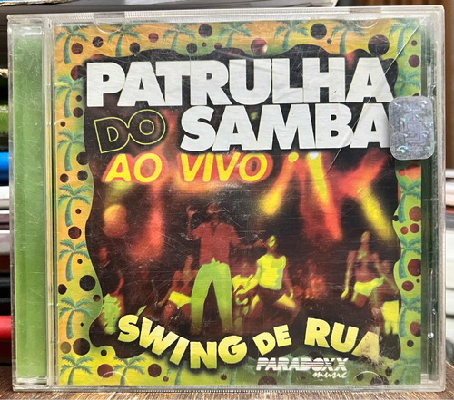 Patrulha Do Samba Ao Vivo Swing De Rua Cd