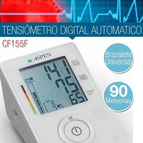 Imagen 3 de 7 de Tensiometro Digital De Brazo Aspen Muñeca Brazo Automatico