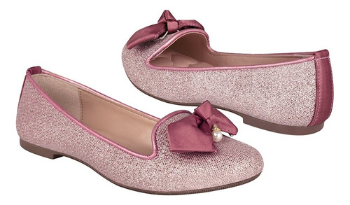 Flats Tropicana Para Niña Glitter Cuarzo 47029