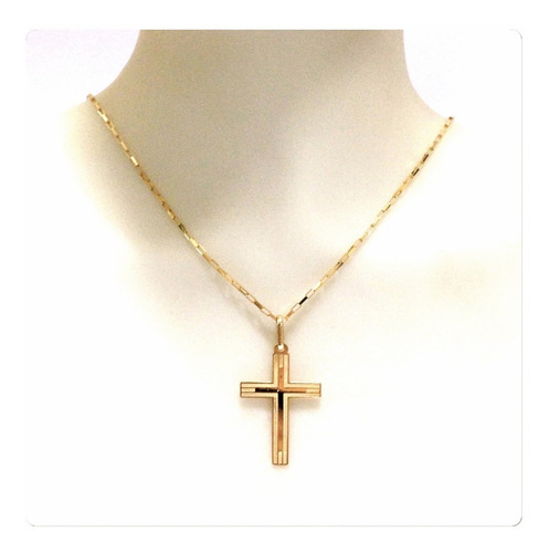 capsule prison Break Supermarket Cordão De Elos Corrente De 70cm Pingente Crucifixo Ouro 18k | Parcelamento sem juros capsule prison Break Supermarket Cordão De Elos Corrente De 70cm Pingente Crucifixo Ouro 18k | Parcelamento sem juros