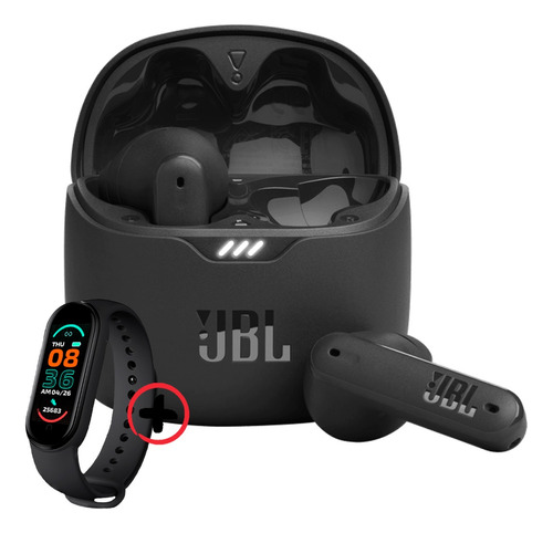 Auriculares Jbl Tune Flex + Smartwatch