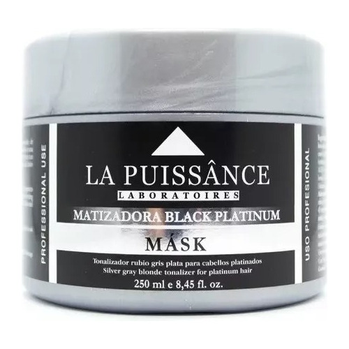 Mascara Matizadora Black La Puissance Pelo Rubio Gris X250ml