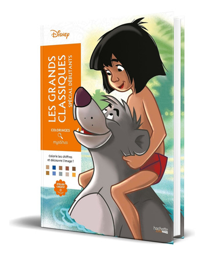 Colorea Y Descubre El Misterio, De Disney. Editorial Hachette Heroes, Tapa Blanda En Francés, 2025