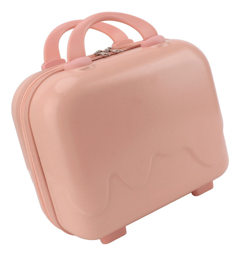 Estuche Rosa De Viaje Para Cosméticos, Miniequipaje De Mano