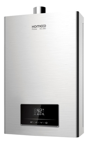 Aquecedor Komeco Ko 26di Prime Wifi 26 Litros Gás Glp E Kit Cor Inox