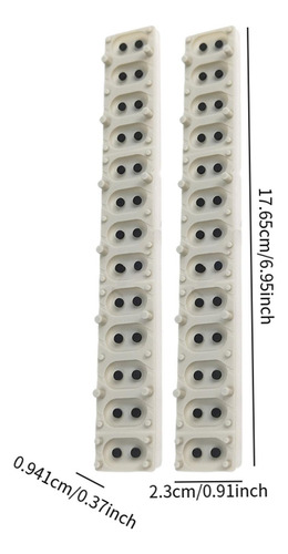 Botones De Almohadillas De Silicona, Pieza De Estilo B