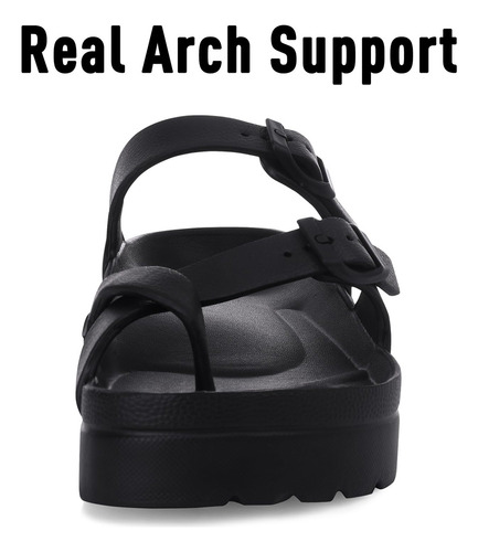 Sandalias De Plataforma Mujer Soporte Arco Suave Para Verano