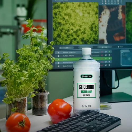 Glicerina Bidestilada Usp Vegetal Vegana 5000ml + Laudo E