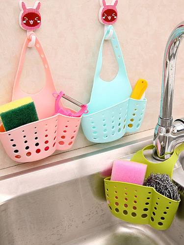 Cestas Colgante De Drenaje Fregadero Ajustable Cocina Y Baño