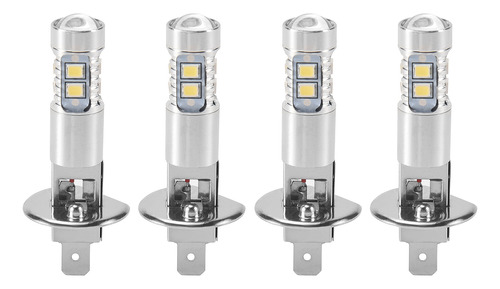 4 Bombillas Led Antiniebla H1, 6000 K, Superblancas, 200 W