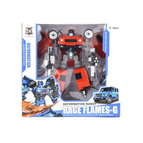 Figura De Acción De Acción Auto Transformable Flames